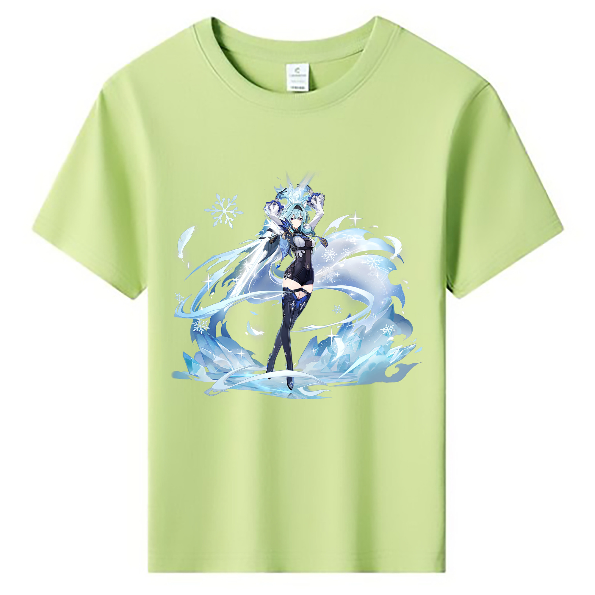 げんし神 优菈 ゆうら genshin Yūra 綿100％キッズTシャツ（フロントプリント）
